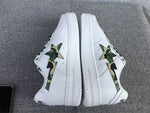 Sneakers White & Camo Logo