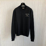 Crewneck Black Atelier Embroidered Logo