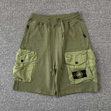 Cargo Shorts Black & Green