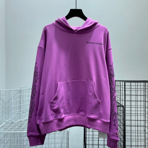 Hoodie Purple Smile Logo