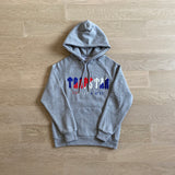 Full Tracksuit Blue-Red Embroidered Logo 2 Colors