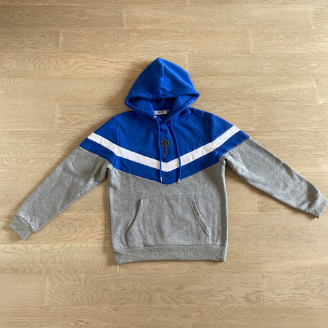 Full Tracksuit Grey & Dark Blue