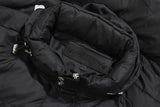 Down Jacket Black & White Cross Patch