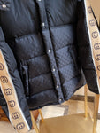 Down Jacket Monogram & Stripes Logo