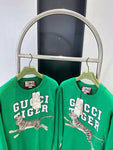 Crewneck Green & Tiger Logo