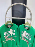 Crewneck Green & Tiger Logo