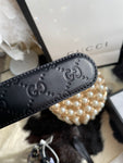 Classic Black Monogram Belt & Silver Buckle 2.0