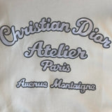 Crewneck White Atelier Embroidered Logo