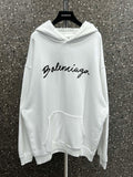 Hoodie White & Signature Logo