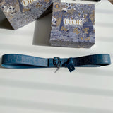 Cintura Completa Monogram Blu