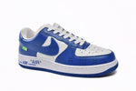 Sneakers Collab blu e bianco