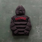 Down Jacket Black & Red Logo