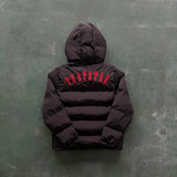 Down Jacket Black & Red Logo