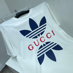 T-Shirt White Collab Double Logo