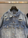 Jeans Jacket Donate Back Logo