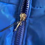 Down Jacket Blue Mini Front Logo & Back Logo