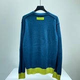 Sweater Blue & Fluo Logo