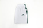 Pantaloni da jogging Logo ricamato bianco e verde