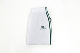 Pantaloni da jogging Logo ricamato bianco e verde