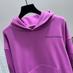 Hoodie Purple Smile Logo