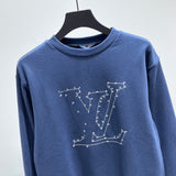 Crewneck Blue & Dots Logo