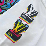 T-Shirt White & Colorful Logo 2023