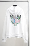 Hoodie Birds Logo White