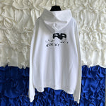 Hoodie White & Ink Logo Style