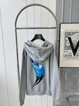 Hoodie Grey & Spray Logo