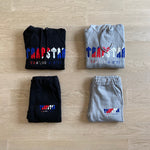 Full Tracksuit Blue-Red Embroidered Logo 2 Colors