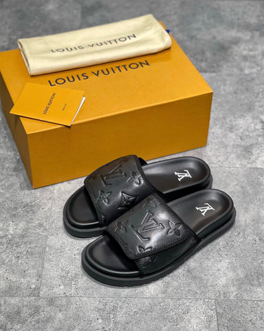 Slides Black Monogram 2023