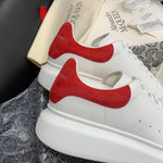 Sneakers Oversize Indietro Velluto Rosso