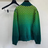 Zip-Up Crewneck Green