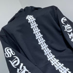 Hoodie Black & Big Letters Arms Logo