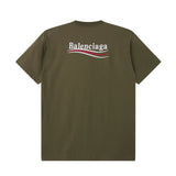 T-Shirt Mini Logo Ricamato Verde Militare 2023