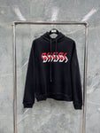 Hoodie Black & Abstract Logo