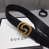 Belt Reverse Logo Gold Buckle