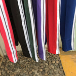 Pantaloni Con Righe 9 Colori