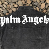 Jeans Jacket Black & White Logo