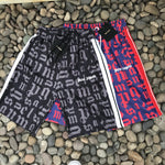 Shorts Monogram blu e nero 2021