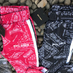 Pants Bandana Black & Red