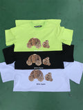 T-Shirt Stampa Leopardo Orso 3 Colori