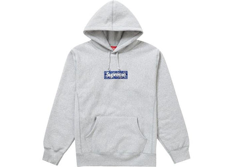 Hoodie Box Logo Bandana Grey