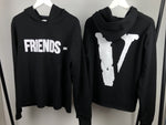 Hoodie Friends White Logo