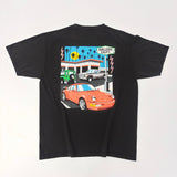 T-Shirt Car Back Print Black