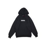 Felpa con cappuccio Box Logo Bandana nera