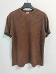 T-Shirt Monogram Brown Towel Style