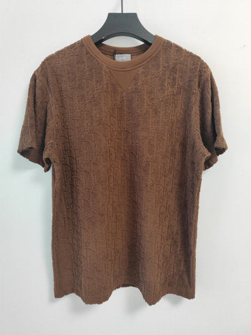 T-Shirt Monogram Brown Towel Style