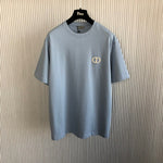 T-Shirt Mini Embroidered Logo Light Blue