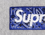 Hoodie Box Logo Bandana Grey